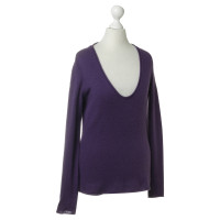 Allude Cashmere pullovers in violet