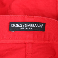 Dolce & Gabbana Skirt Cotton in Red