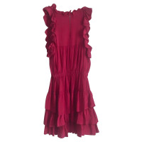 Isabel Marant Etoile Dress Silk in Fuchsia