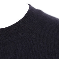 Jil Sander pull en tricot en bleu foncé