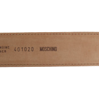 Moschino Riem Leer in Rood