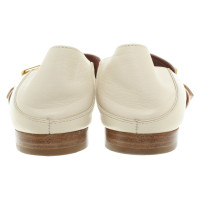 Bally Slippers/Ballerinas Leather in Cream