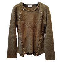 Moschino Cheap And Chic Tricot en Laine en Olive