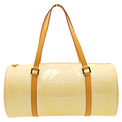 Louis Vuitton Handtasche aus Lackleder in Beige