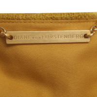 Diane Von Furstenberg Jas in mosterd geel