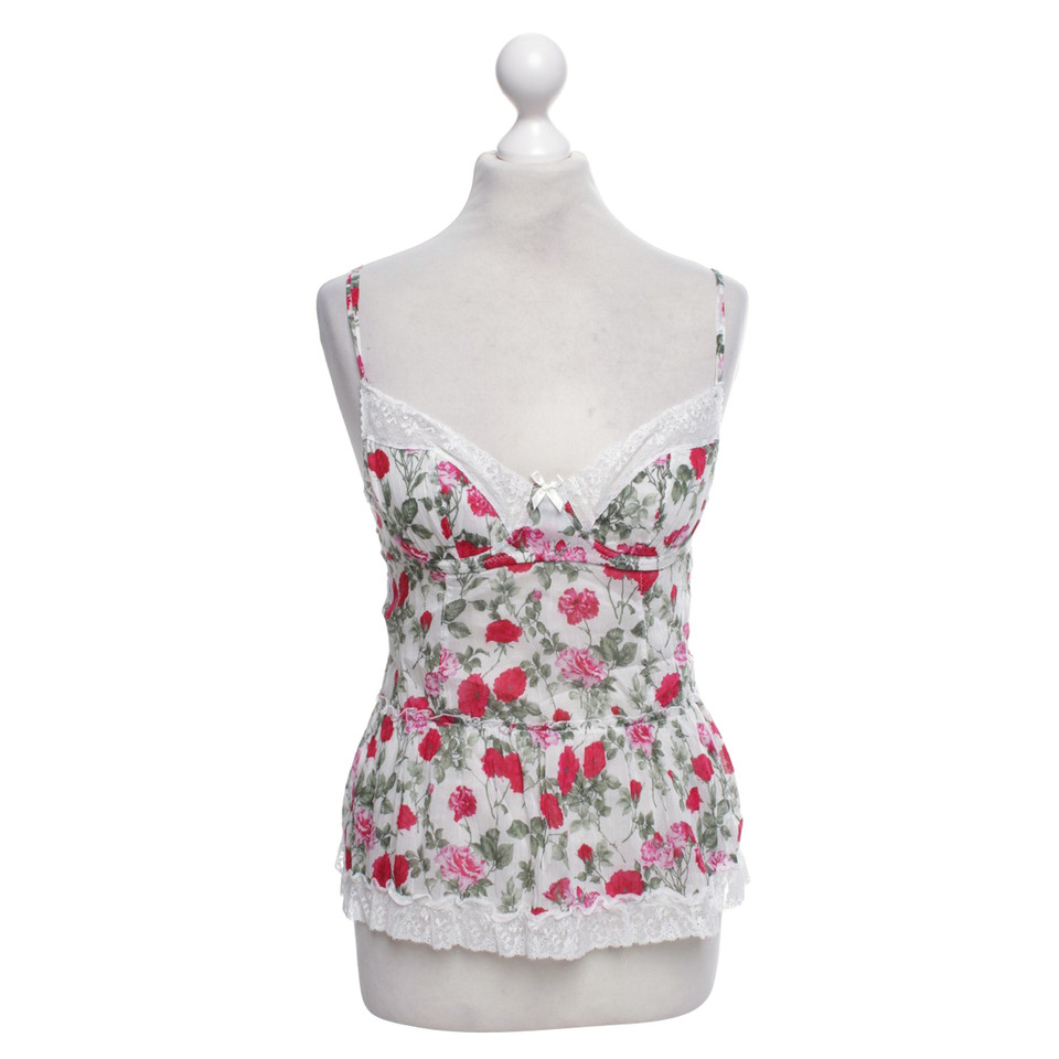 Dolce & Gabbana top with a floral pattern