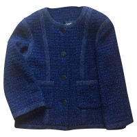 Chanel Giacca/Cappotto in Cotone in Blu