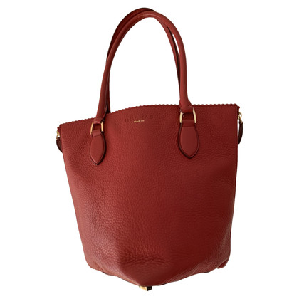Rochas Tote bag Leather in Red