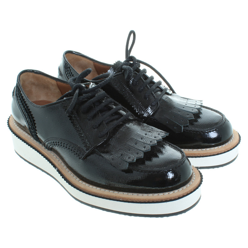 Givenchy Black patent leather shoes