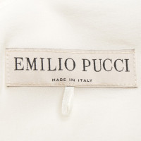Emilio Pucci Abito in seta in crema