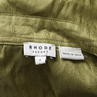 Rhode Resort Jumpsuit Silk in Green