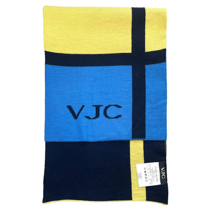 Versace Schal/Tuch aus Wolle in Blau