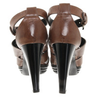 Hogan Sandals Leather in Brown