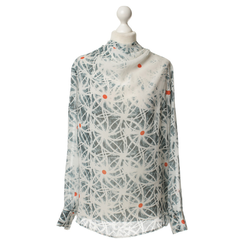 Lala Berlin Silk blouse "Helin Electric"