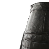 Phillip Lim Leather skirt in black