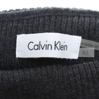 Calvin Klein vestito lavorato a maglia in grigio scuro