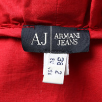 Armani Jeans Top en Coton en Rouge