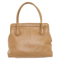 Dkny Handbag Leather in Beige