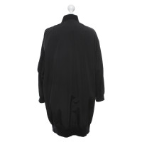 Moschino Love Bomber coat in black