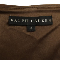 Ralph Lauren Gonna in seta in ocra