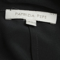 Patrizia Pepe Silk blouse in pigeon blue