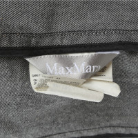 Max Mara Jacke/Mantel aus Baumwolle in Schwarz