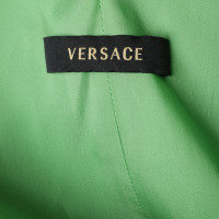 Versace Silk dress in bright green