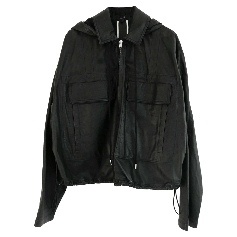 Theory Jacket/Coat Leather in Black