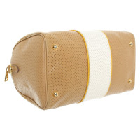 Prada Handtasche aus Leder in Beige