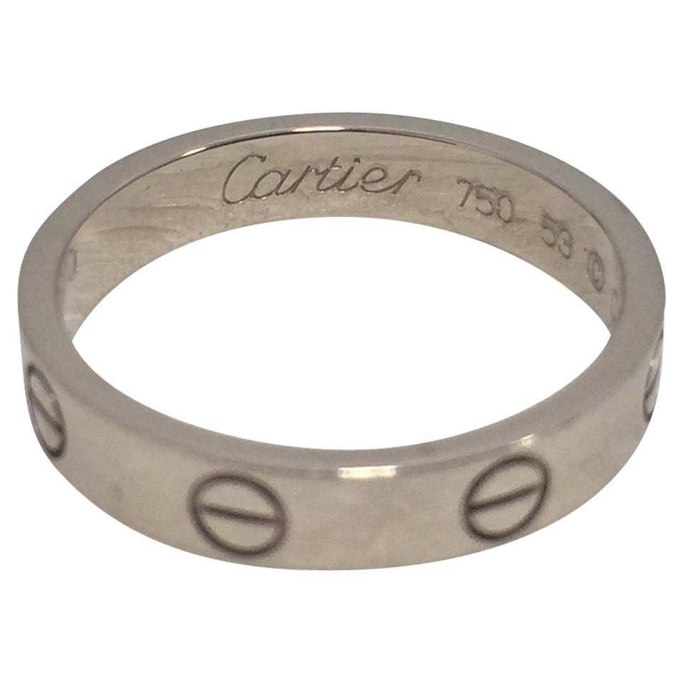 Cartier "Love Ring" in wit goud