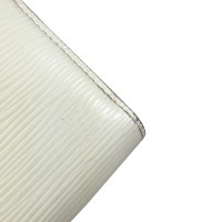 Louis Vuitton "EPI zippy' in bianco