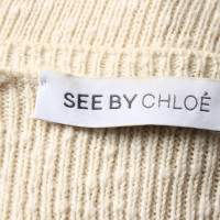 See By Chloé Strick aus Baumwolle in Creme