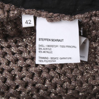 Steffen Schraut pull en tricot de couleur or