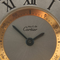 Cartier Silberfarbene Armbanduhr 