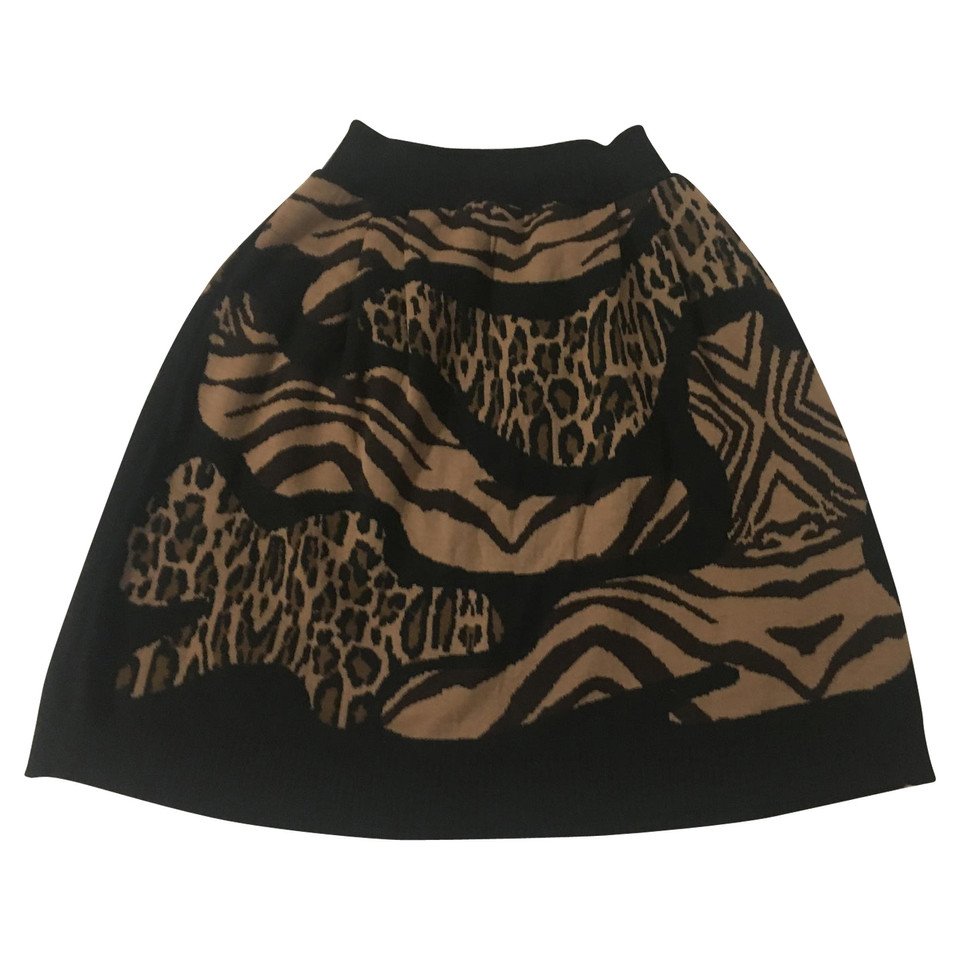 Alberta Ferretti Skirt Wool in Brown