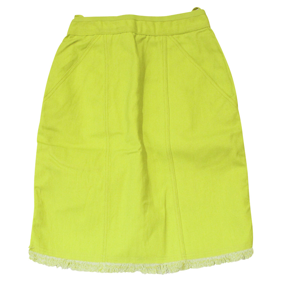 Chanel Skirt Cotton in Green