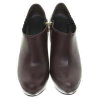 Marni Ankle Boots in Bordeaux