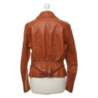 Hermès Leather jacket in brown