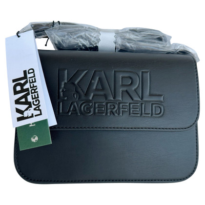 Karl Lagerfeld Sac à bandoulière en Cuir en Noir