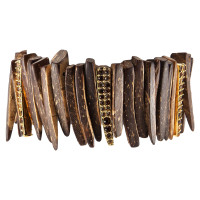 Swarovski Bracelet/Wristband Wood in Brown