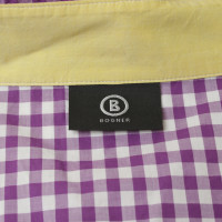Bogner Blouse with Plaid