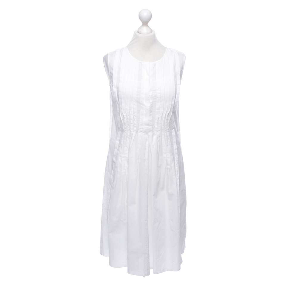 Iris Von Arnim Kleid aus Baumwolle in Weiß