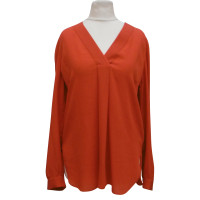 Iris Von Arnim Zijden blouse in rood