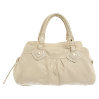 Marc Jacobs Handtasche aus Leder in Creme