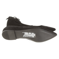 Kennel & Schmenger Slipper/Ballerinas aus Wildleder in Schwarz