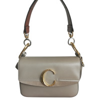 Chloé C Bag Leather in Beige