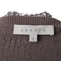 Sandro Maglione lavorato a maglia con paillettes