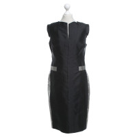Amanda Wakeley zijden jurk in zwart / grijs