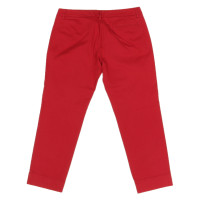 Moschino Love Paio di Pantaloni in Cotone in Rosso