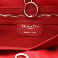 Christian Dior Handtas Leer in Rood